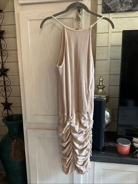 knee length dresses for ladies Women's Free People Desert Dazed Midi Dress Small Caiman